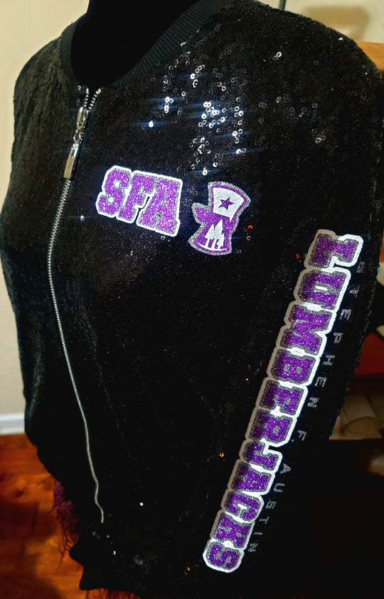 Custom Sequin Jacket