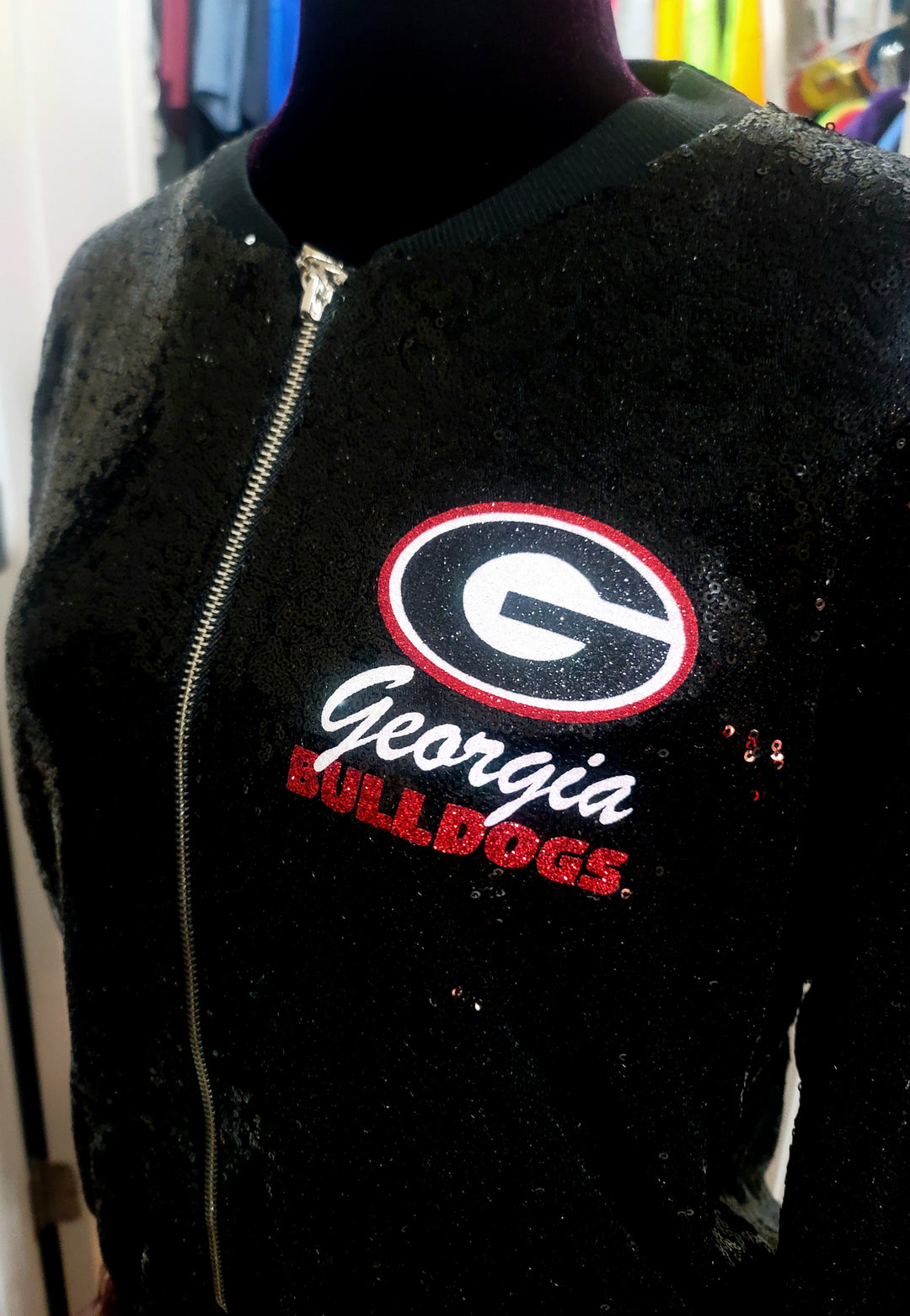 Custom Sequin Jacket