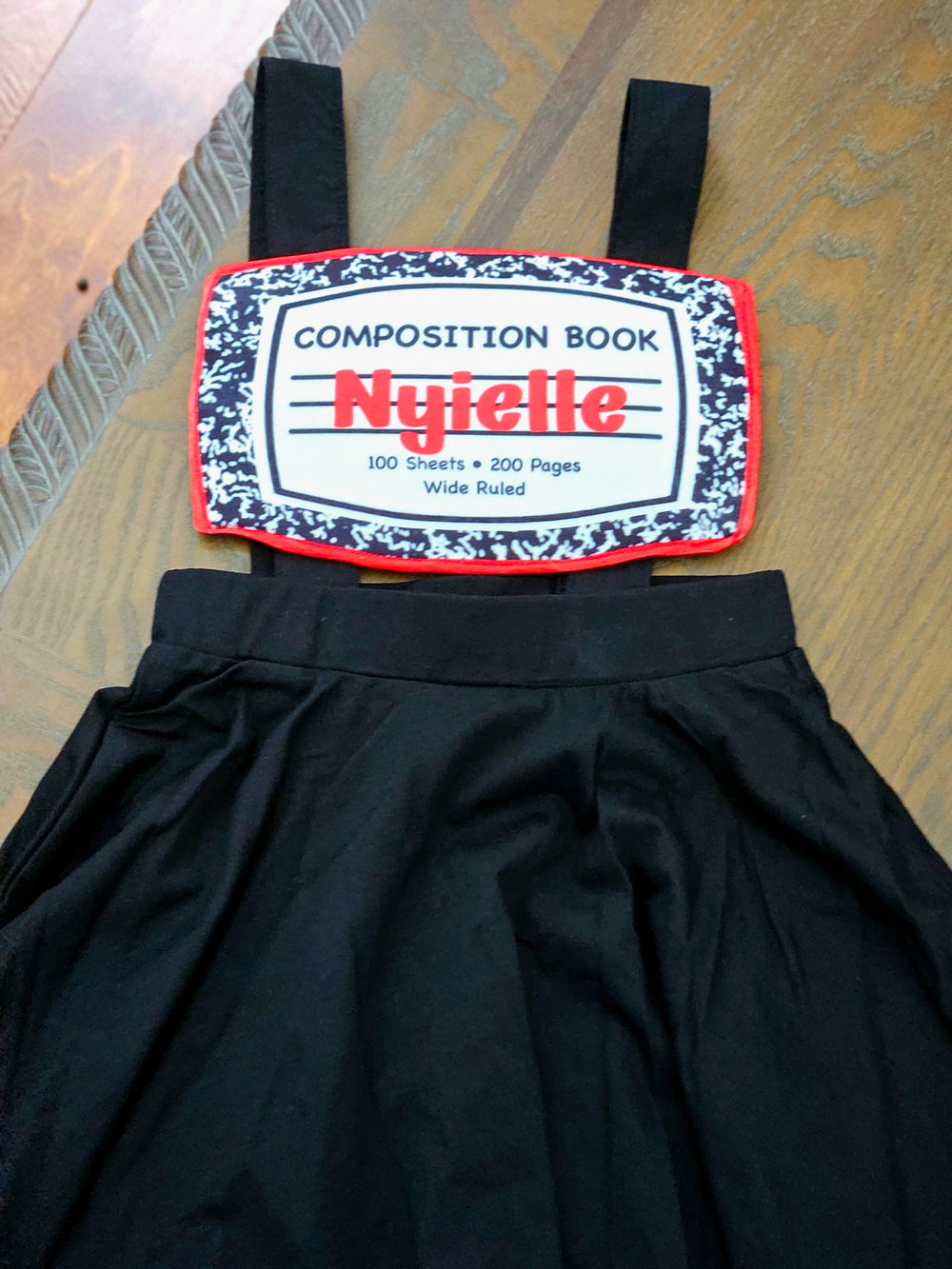 Custom "Composition Book" Dress