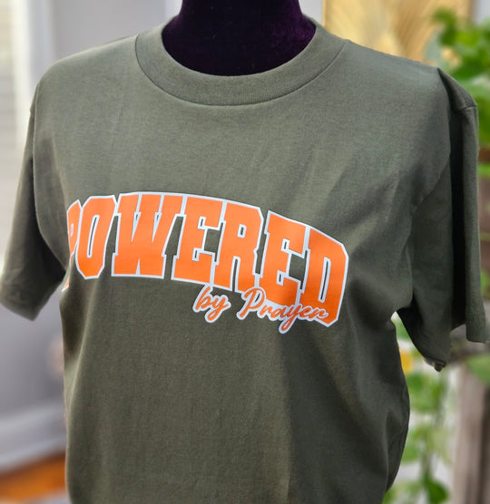 Powered By Prayer Tee