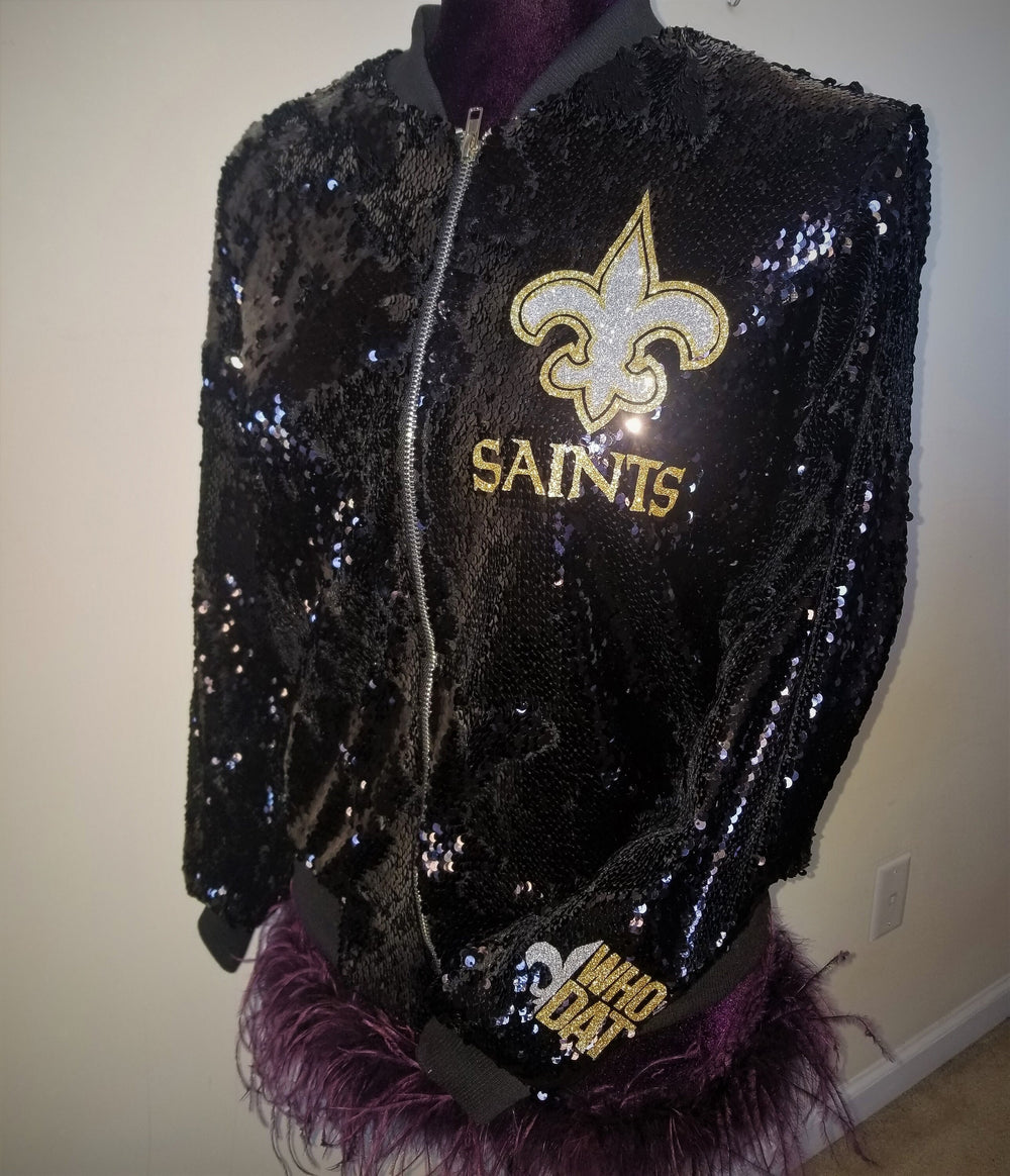 Custom Sequin Jacket